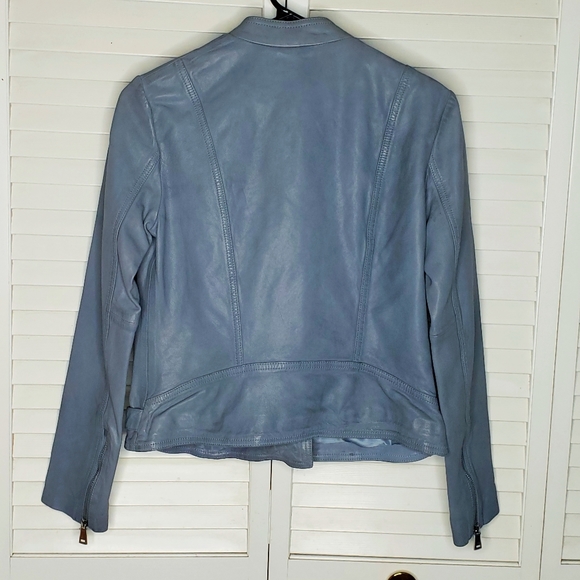 Ralph Lauren 100% Lamb Leather Moto Jacket NWT - Picture 9 of 16